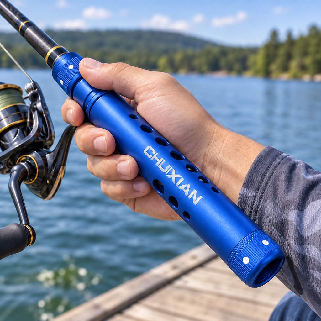Blue fishing rod replacement handle SKU image without text