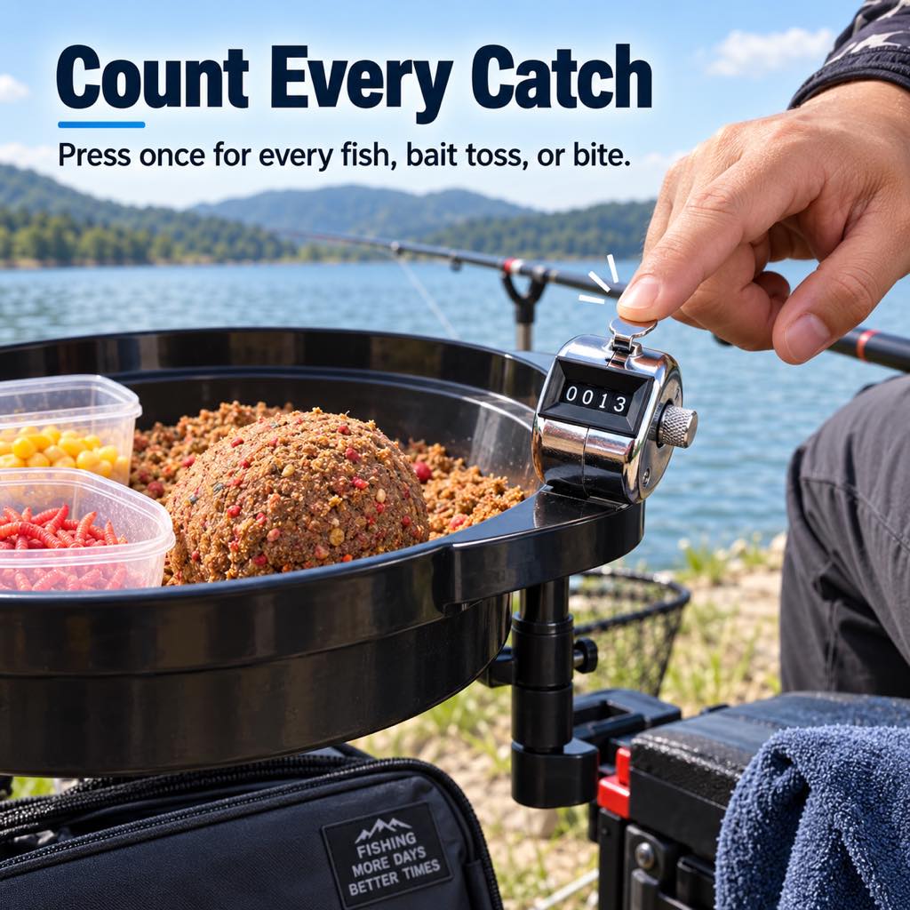 Manual fishing counter product details for anglers