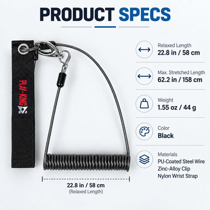 Fishing rod lanyard dimensions materials and specifications