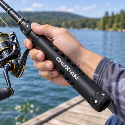 Black fishing rod replacement handle SKU image without text