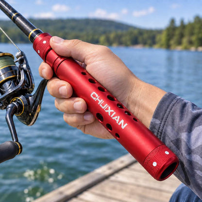 Red fishing rod replacement handle SKU image without text