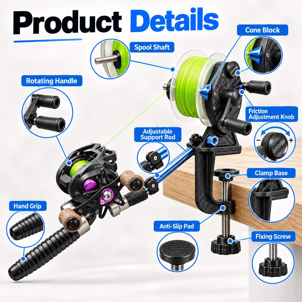 Fishing line winder product details
