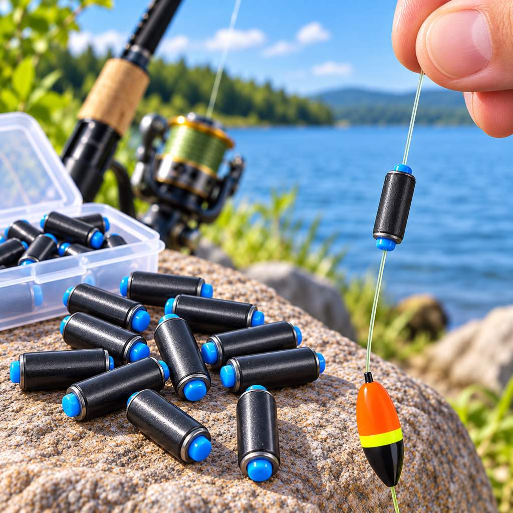 Graduated fishing lead strips for float fishing main image without text