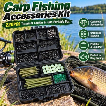 carp fishing accessories kit organized storage