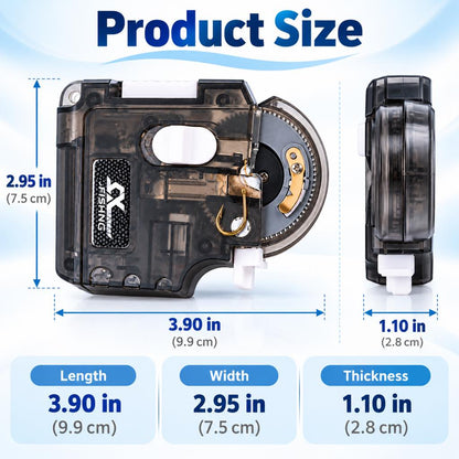 Electric hook tying tool size chart