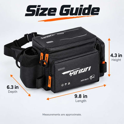 Fishing waist bag size guide