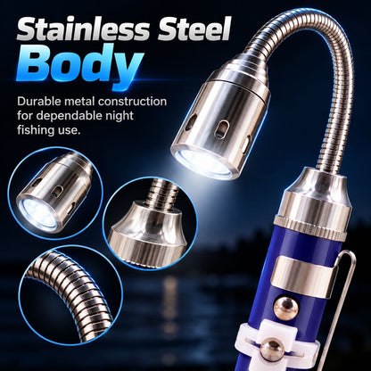 Stainless steel night fishing bait light