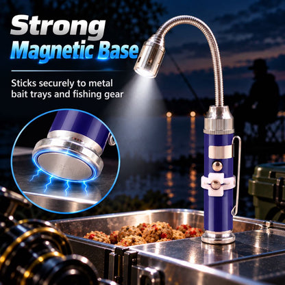 Magnetic base of night fishing bait light