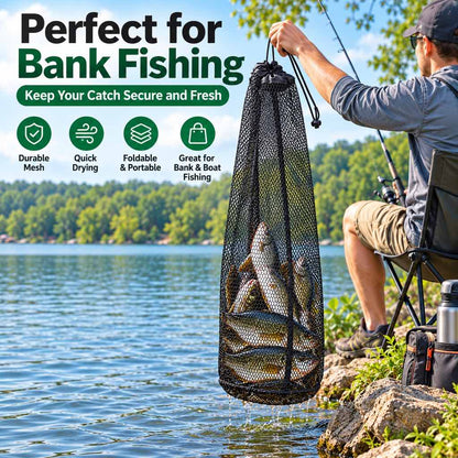 Foldable fishing keep net for bank fishing — Image 7