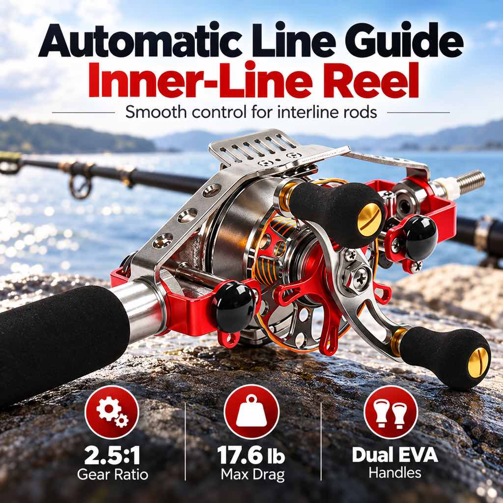Automatic inner-line fishing reel overview