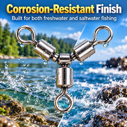 3-way fishing swivel for freshwater and saltwater fishing