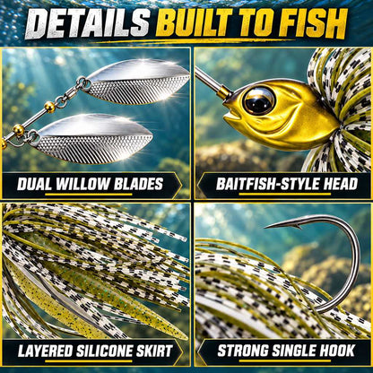 Spinnerbait construction details