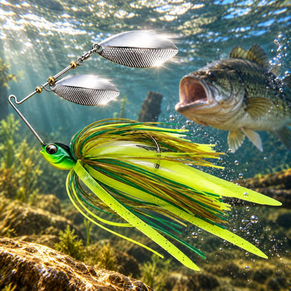 Fire Tiger 5/8 oz double willow spinnerbait 3-pack