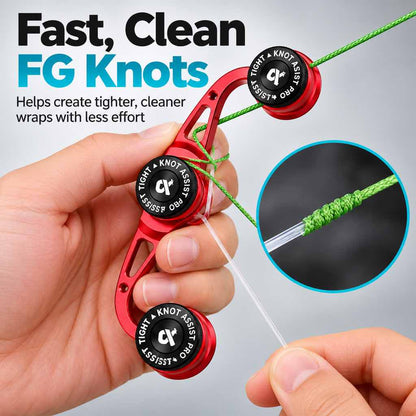 Manual FG knot tying tool for braid-to-leader rigging — Image 6