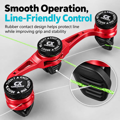 Manual FG knot tying tool for braid-to-leader rigging — Image 7