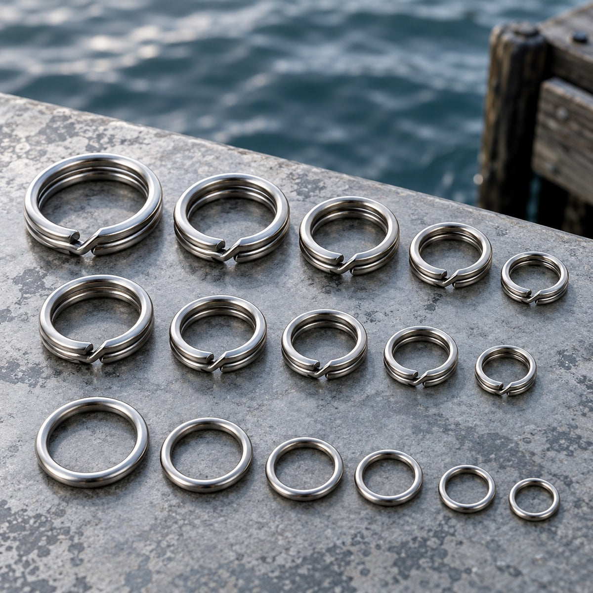 Split & Solid Rings fishing gear